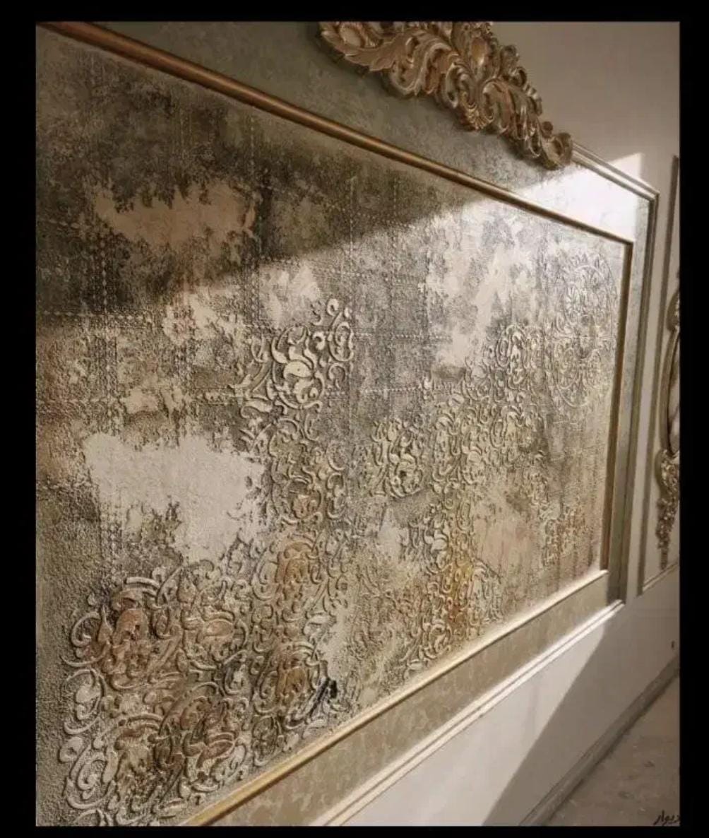 نقاشی دیواری و گچبری مدرن آرت یزدان در مشهد